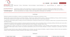Desktop Screenshot of cardiologiacuritiba.com